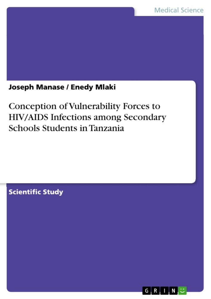 Conception of Vulnerability Forces to HIV/AIDS Infections among Secondary Schools Students in Tanzania main product photo