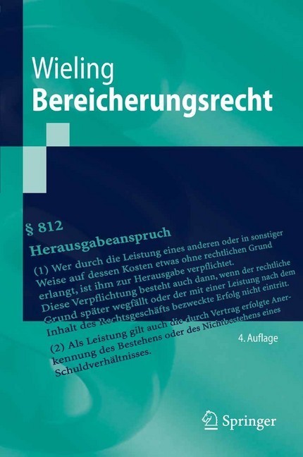 Bereicherungsrecht main product photo