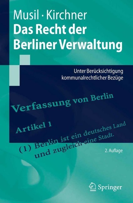 Das Recht der Berliner Verwaltung main product photo