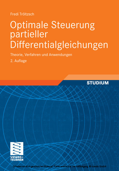 Optimale Steuerung partieller Differentialgleichungen main product photo