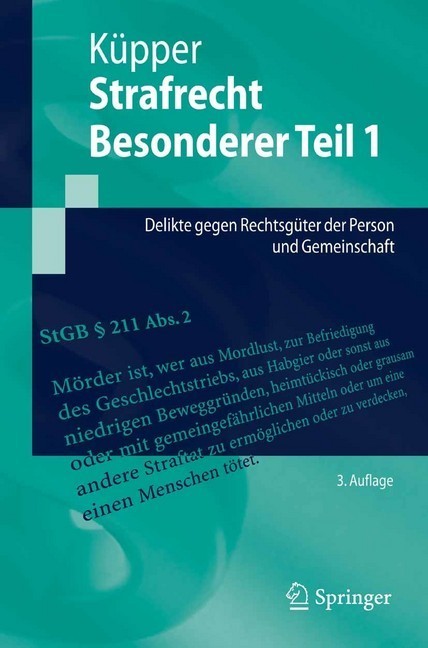 Strafrecht, Besonderer Teil 1 main product photo