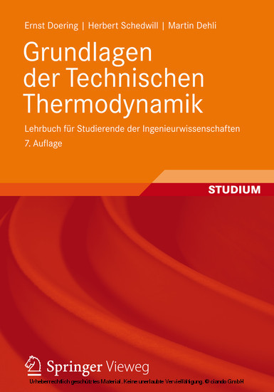 Grundlagen der Technischen Thermodynamik main product photo