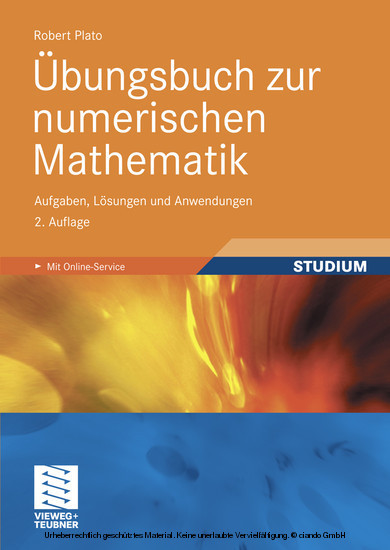 Übungsbuch zur numerischen Mathematik main product photo