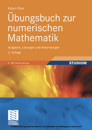 Übungsbuch zur numerischen Mathematik