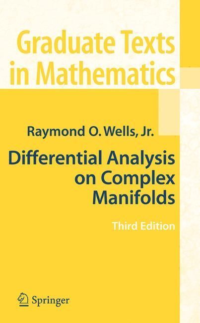 Differential Analysis on Complex Manifolds main product photo