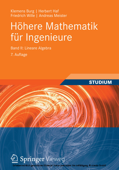 Höhere Mathematik für Ingenieure Band II main product photo