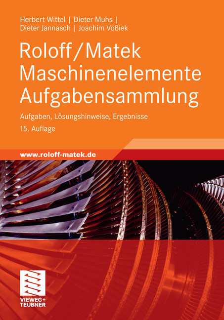 Roloff/Matek Maschinenelemente Aufgabensammlung main product photo
