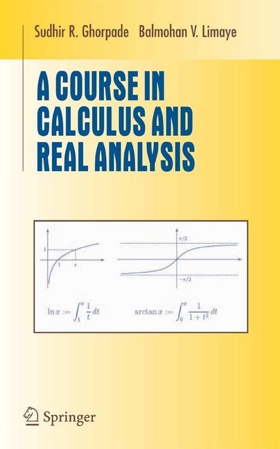 A Course in Calculus and Real Analysis main product photo