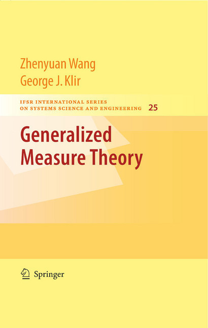 Generalized Measure Theory main product photo