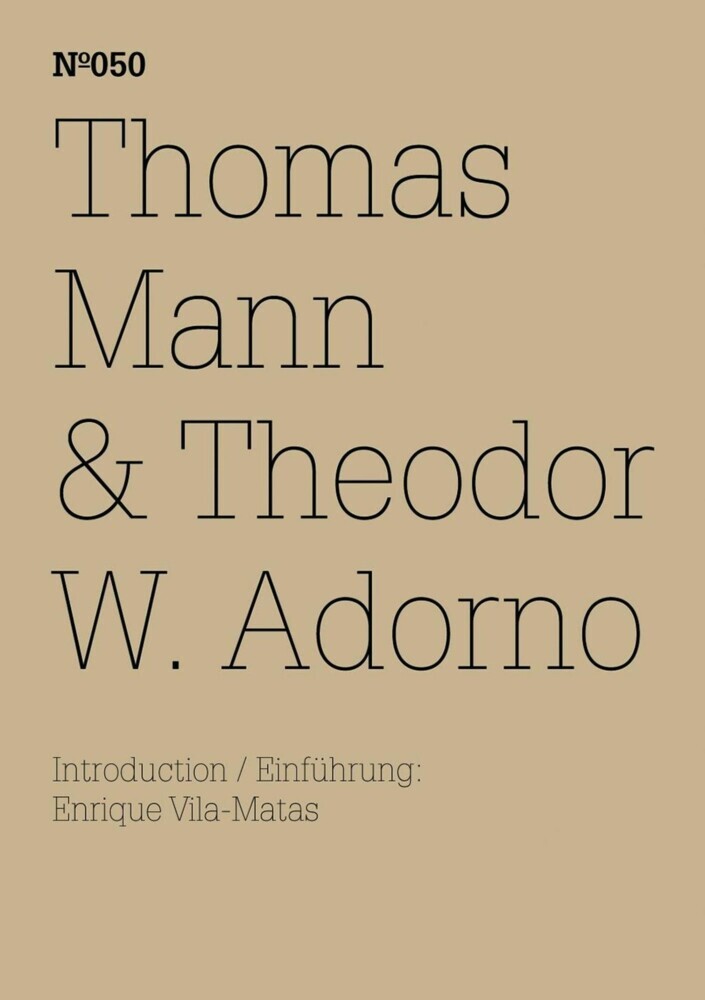 Thomas Mann & Theodor W. Adorno main product photo