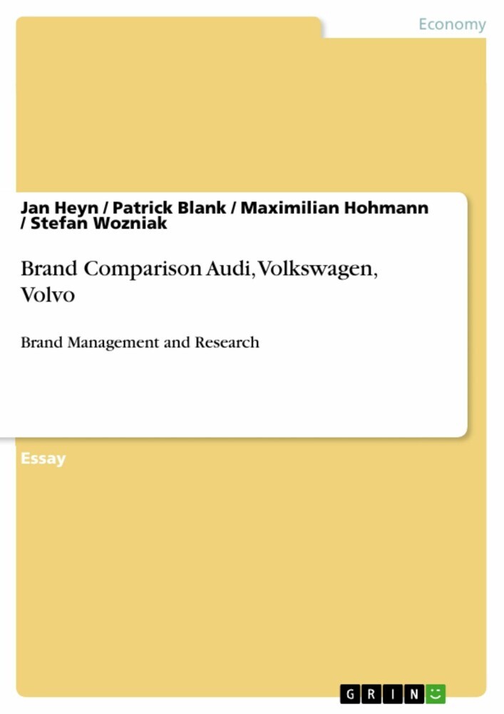 Brand Comparison Audi, Volkswagen, Volvo main product photo