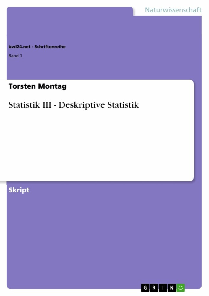 Statistik III - Deskriptive Statistik main product photo