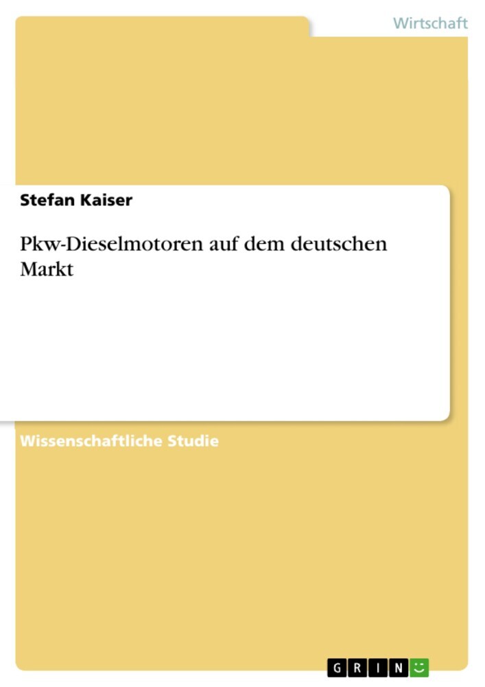 Pkw-Dieselmotoren auf dem deutschen Markt main product photo