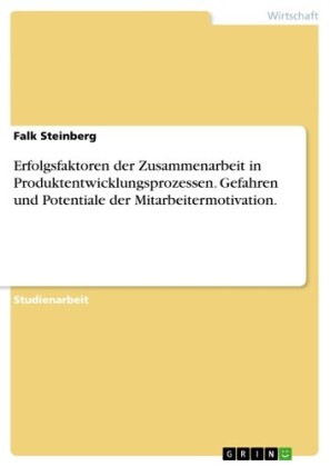 Erfolgsfaktoren der Zusammenarbeit in Produktentwicklungsprozessen. Gefahren und Potentiale der Mitarbeitermotivation.