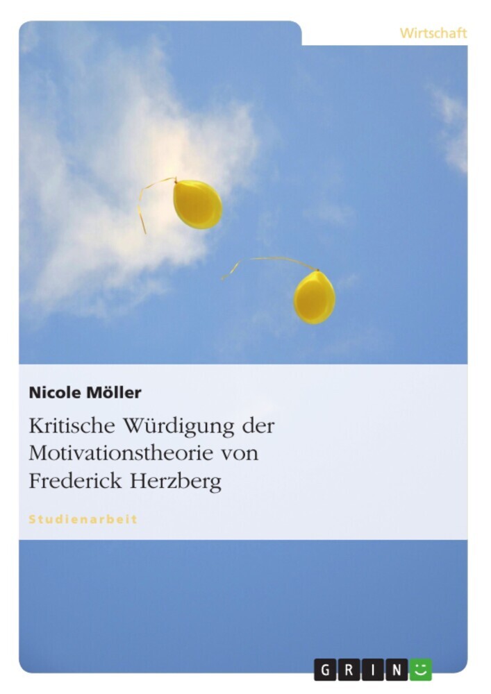 Kritische Würdigung der Motivationstheorie von Frederick Herzberg main product photo