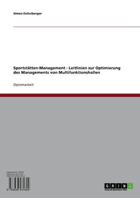 Sportstätten-Management main product photo