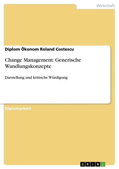 Change Management: Generische Wandlungskonzepte main product photo