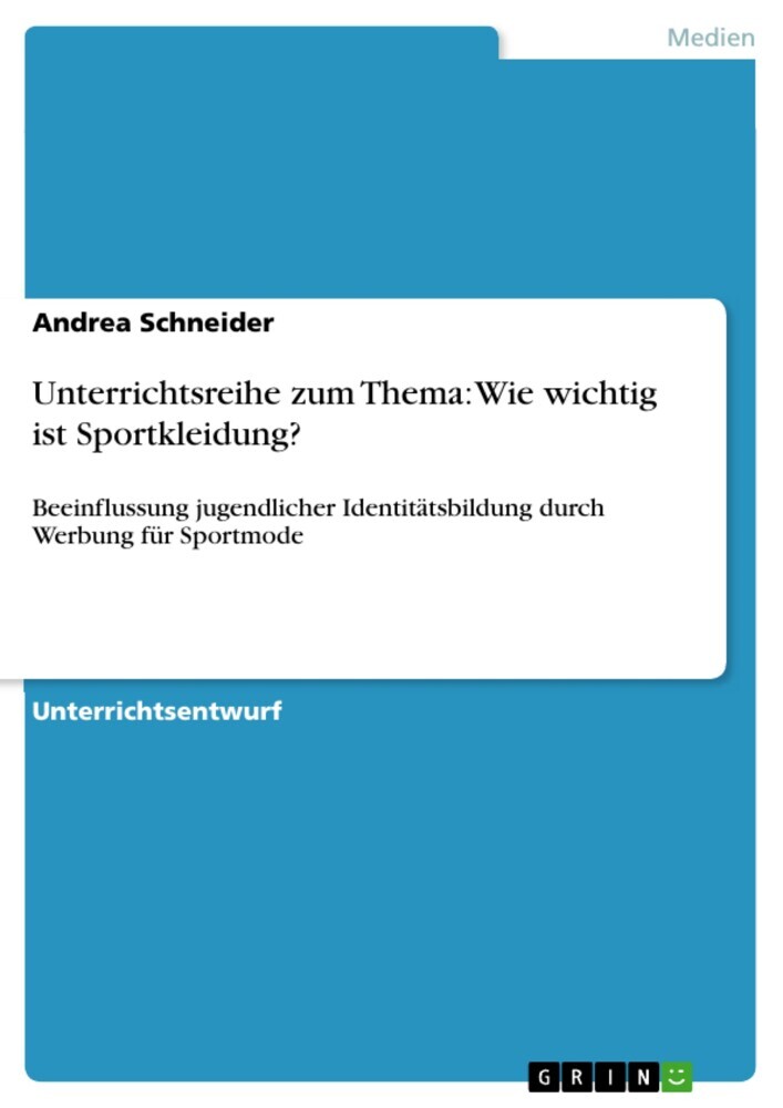 Unterrichtsreihe zum Thema: Wie wichtig ist Sportkleidung? main product photo