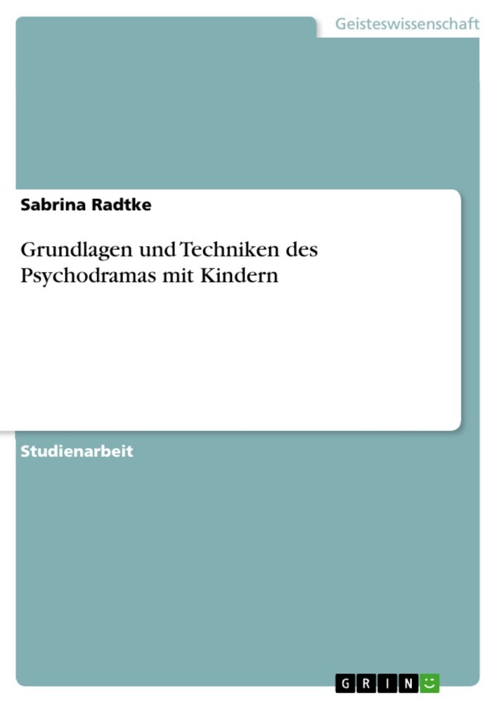 Grundlagen und Techniken des Psychodramas mit Kindern main product photo
