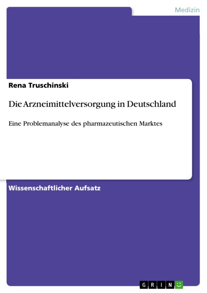 Die Arzneimittelversorgung in Deutschland main product photo