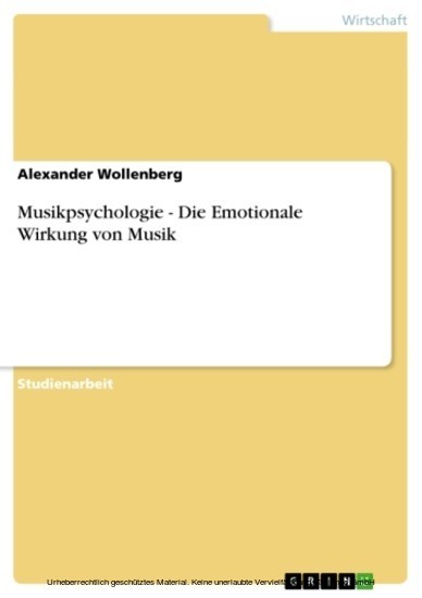 Musikpsychologie - Die Emotionale Wirkung von Musik main product photo