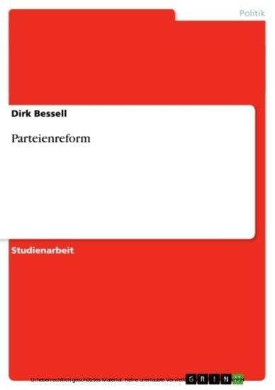 Parteienreform main product photo