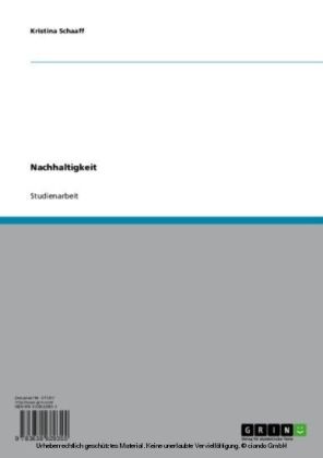 Nachhaltigkeit