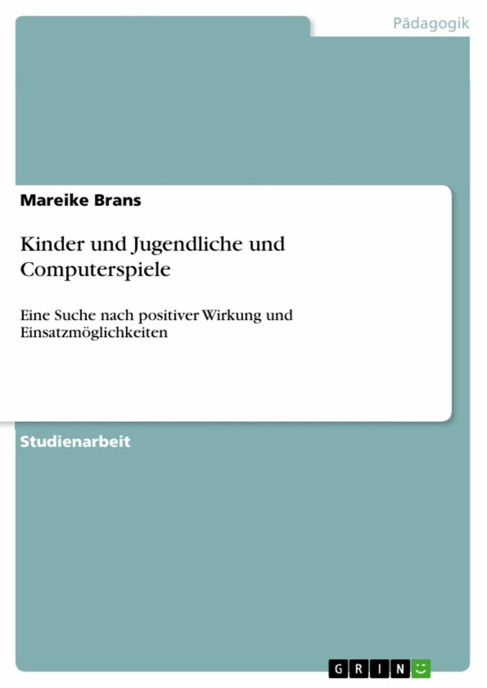 Kinder und Jugendliche und Computerspiele main product photo