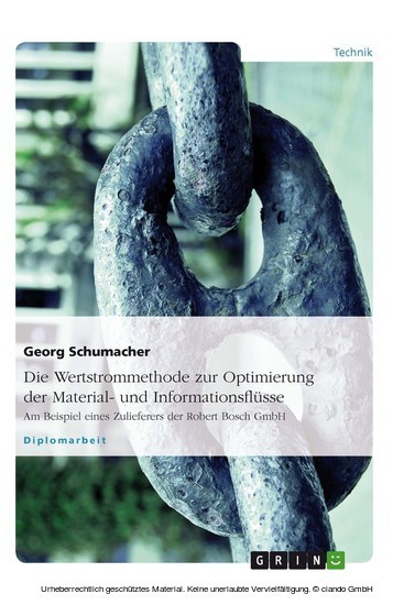 Die Wertstrommethode zur Optimierung der Material- und Informationsflüsse main product photo