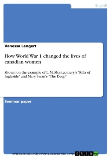 How World War 1 changed the lives of canadian women main product photo