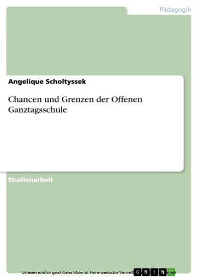 Chancen und Grenzen der Offenen Ganztagsschule main product photo