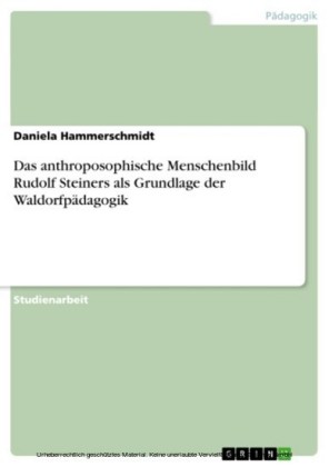 Das anthroposophische Menschenbild Rudolf Steiners als Grundlage der Waldorfpädagogik