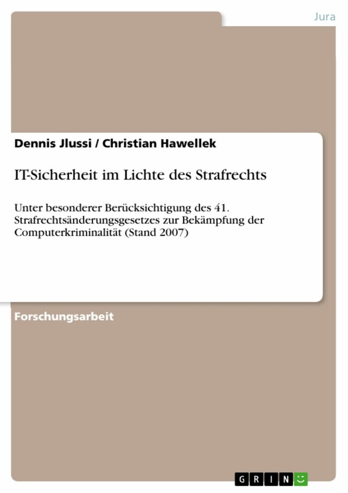 IT-Sicherheit im Lichte des Strafrechts main product photo