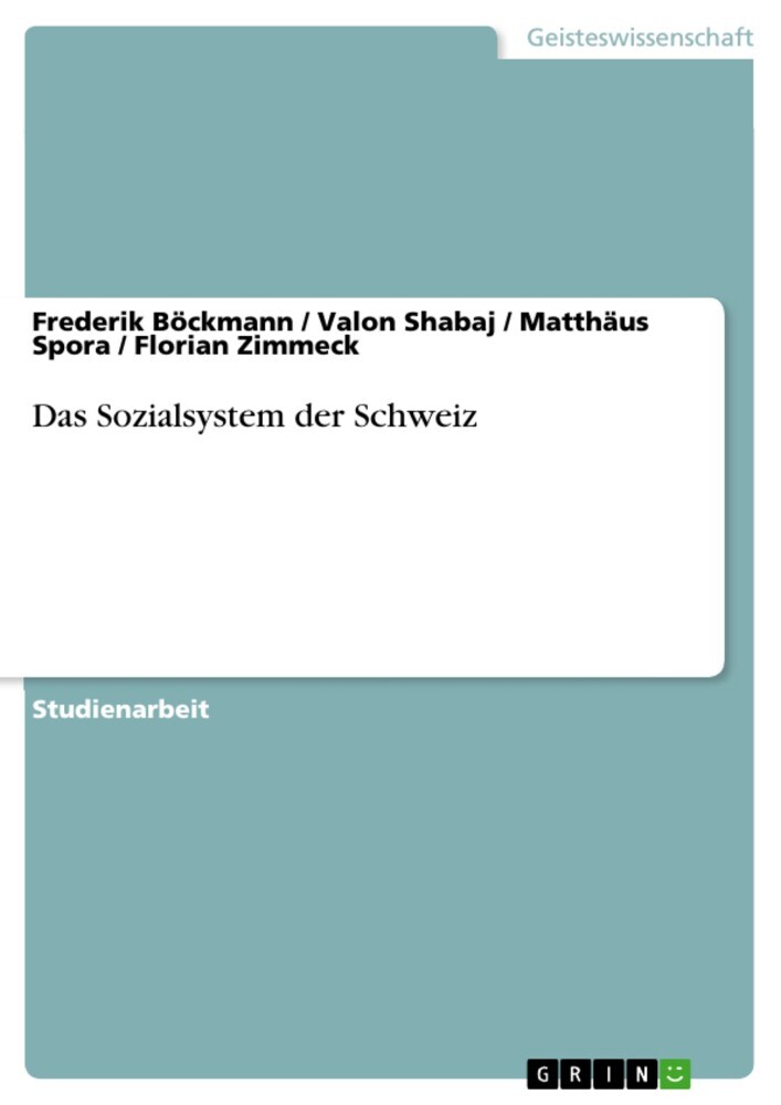 Das Sozialsystem der Schweiz main product photo