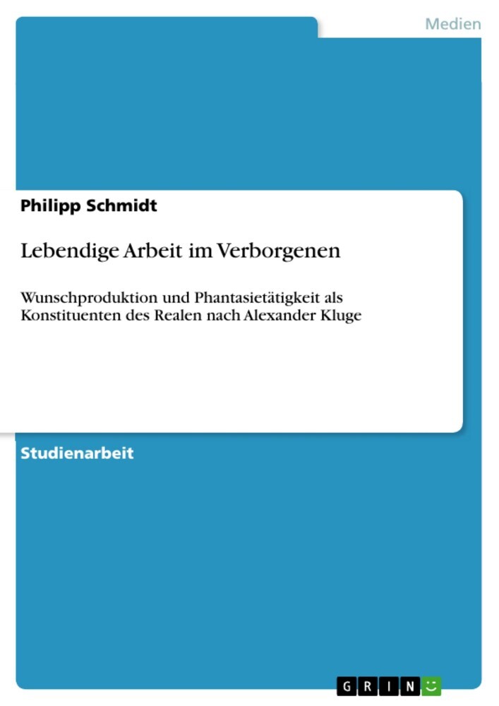 Lebendige Arbeit im Verborgenen main product photo