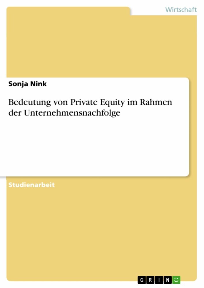 Bedeutung von Private Equity im Rahmen der Unternehmensnachfolge main product photo