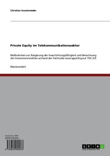Private Equity im Telekommunikationssektor main product photo