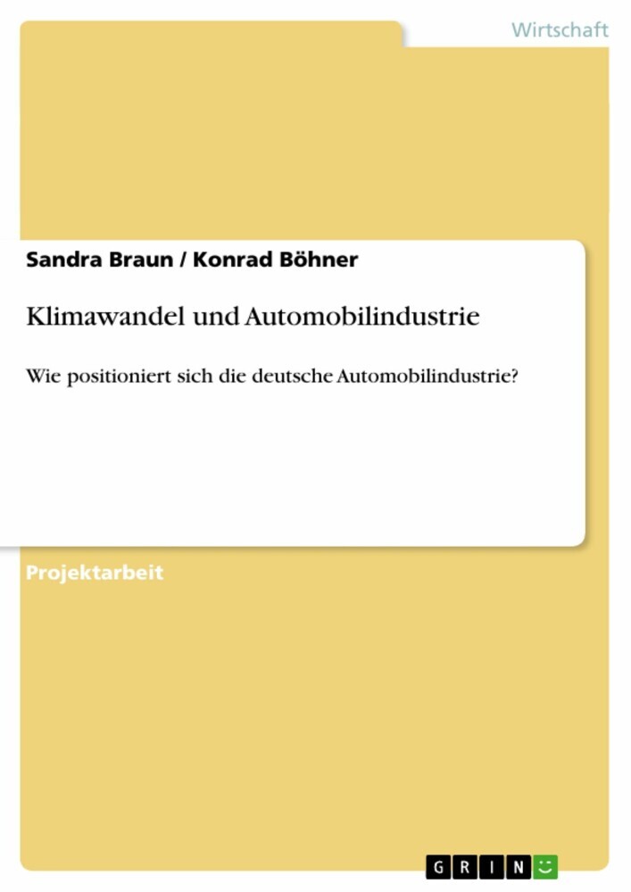 Klimawandel und Automobilindustrie main product photo