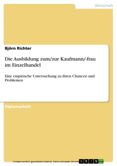 Die Ausbildung zum/zur Kaufmann/-frau im Einzelhandel main product photo