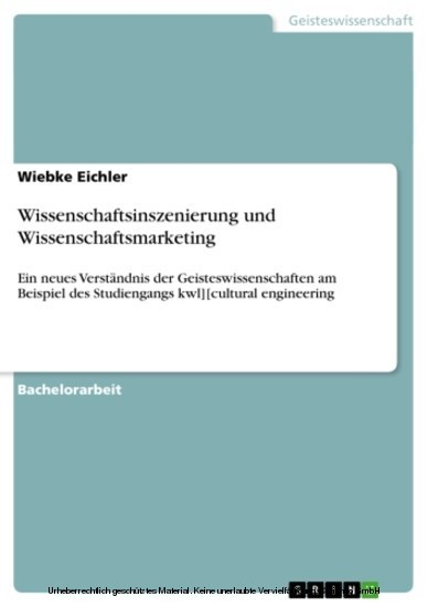 Wissenschaftsinszenierung und Wissenschaftsmarketing main product photo