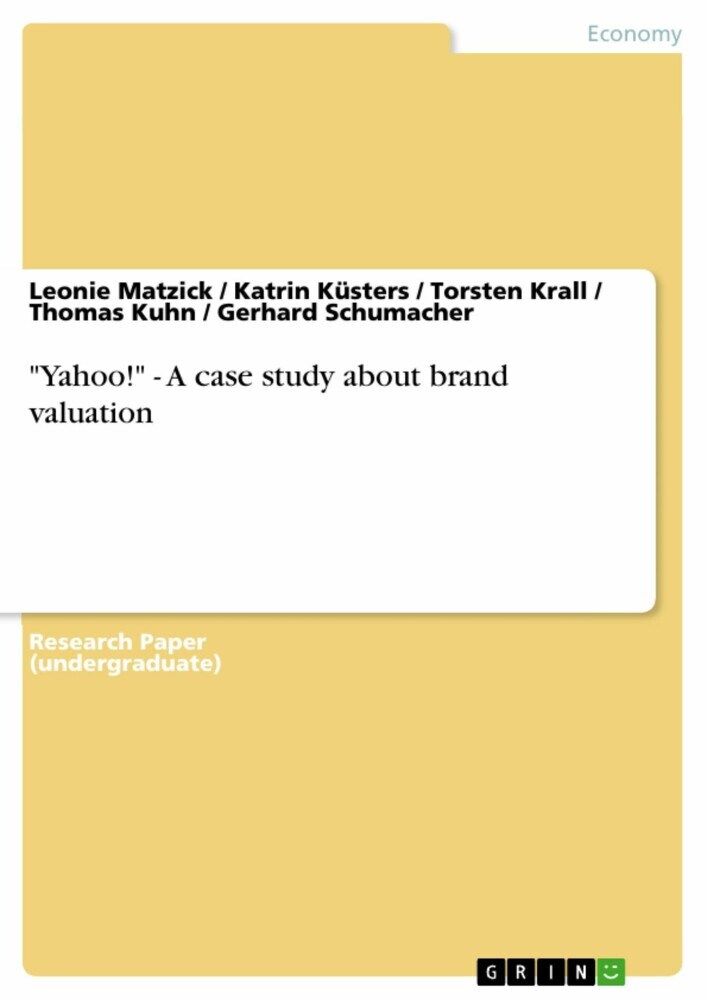 'Yahoo!' - A case study about brand valuation main product photo