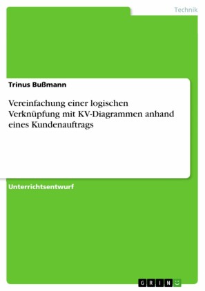 Vereinfachung einer logischen Verknüpfung mit KV-Diagrammen anhand eines Kundenauftrags