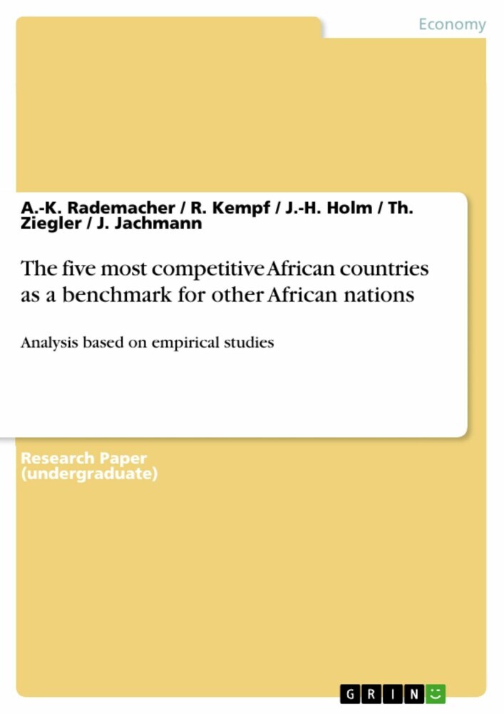 The five most competitive African countries as a benchmark for other African nations main product photo