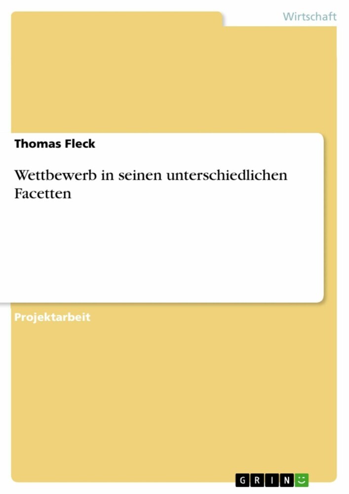 Wettbewerb in seinen unterschiedlichen Facetten main product photo