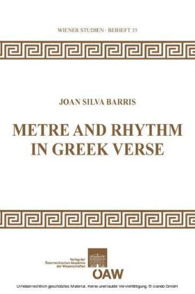 Metre and Rhythm in Greek Verse main product photo