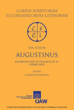 CSEL 93/1 B Augustinus