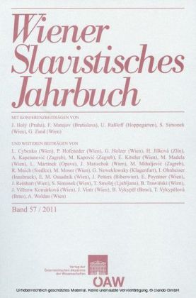 Wiener Slavistisches Jahrbuch / Band 57/2011