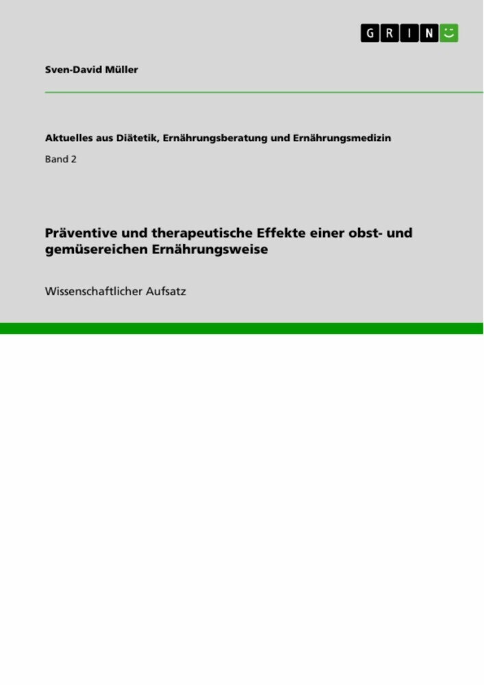 Präventive und therapeutische Effekte einer obst- und gemüsereichen Ernährungsweise main product photo