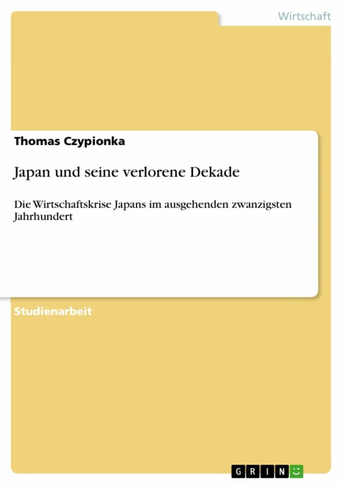 Japan und seine verlorene Dekade main product photo