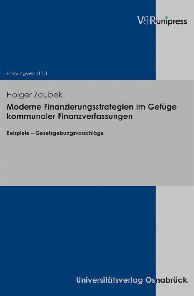 Moderne Finanzierungsstrategien im Gefüge kommunaler Finanzverfassungen main product photo